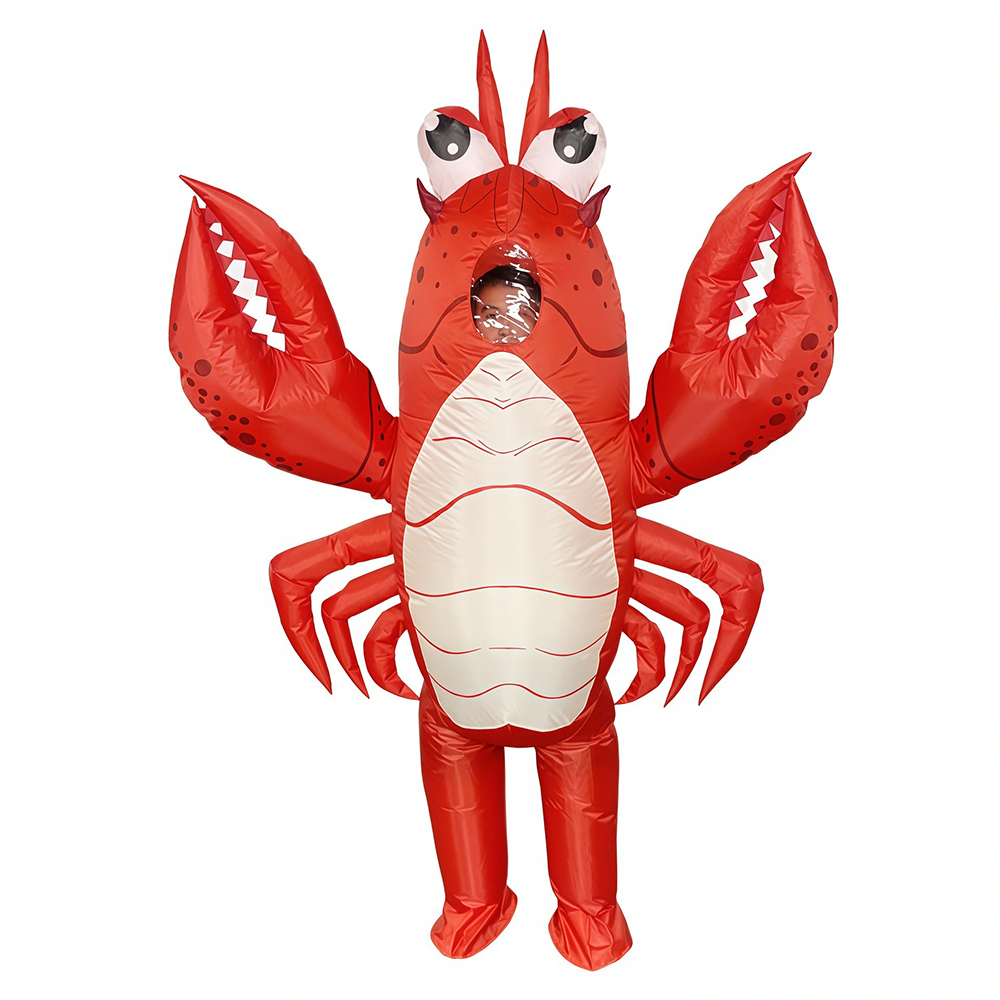 Cosplay Prop Business - Disfraz Inflable de Langosta Roja, Traje