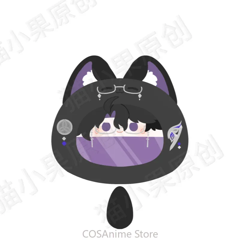 Cosplay Prop Bag - Mochila transparente con cremallera para estudiantes,