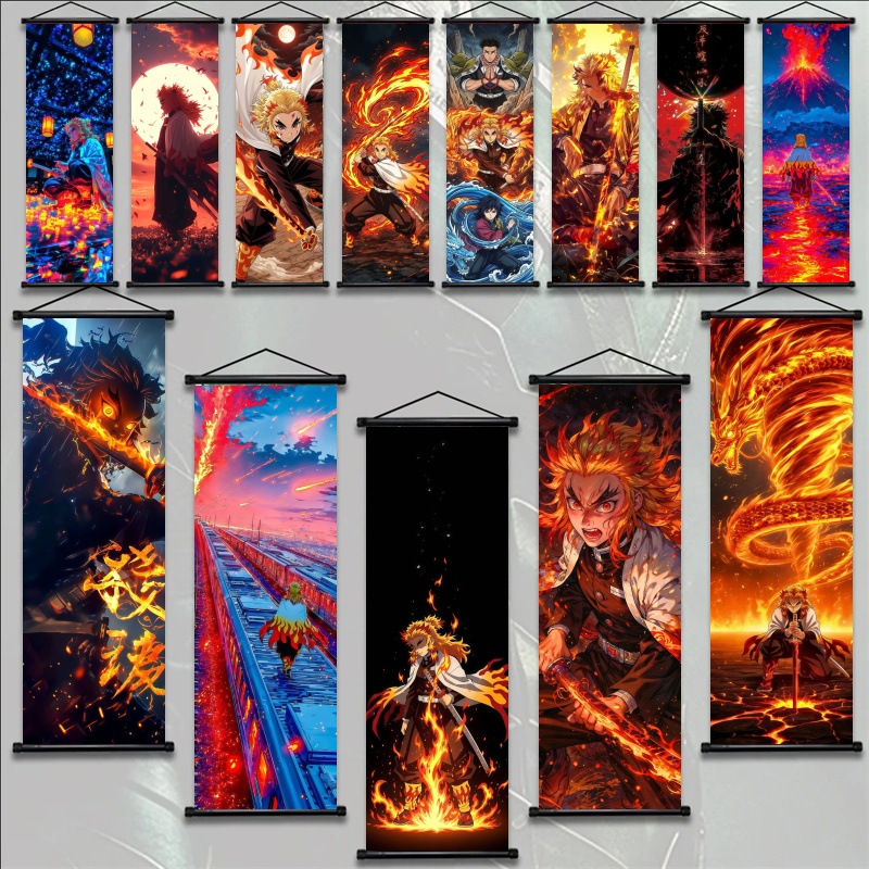 Anime Cosplay Prop - Póster de Tela con Diseño de