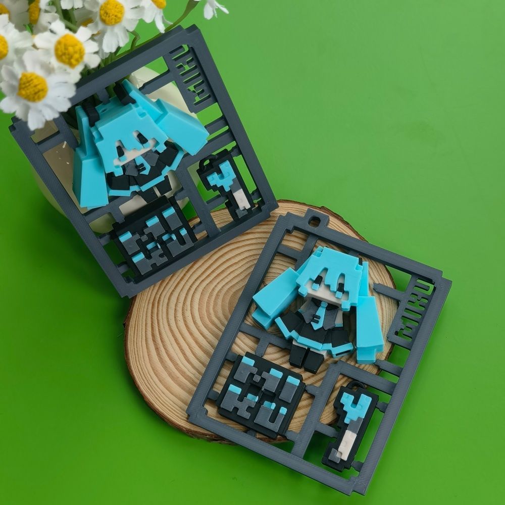 Cosplay Prop 3D Print - Modelo semiensamblado de Hatsune Miku en