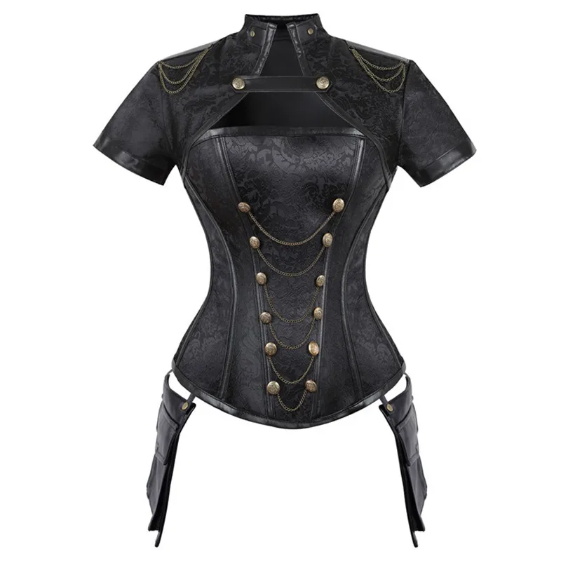Boning Corset Steel - Corsé Medieval para mujer, ropa Steampunk,