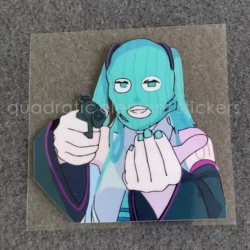 Pegatina para Motocicleta Miku - Cosplay Floating Prop reseña y precio