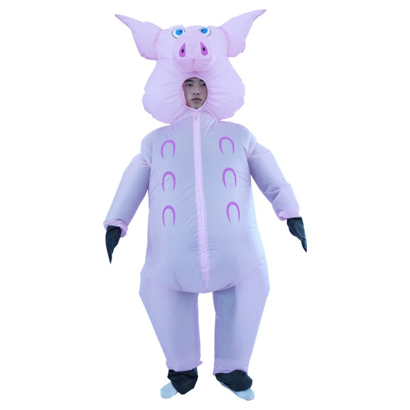 Disfraz Inflable de Cerdo Rosa - Cosplay Prop Business reseña y precio